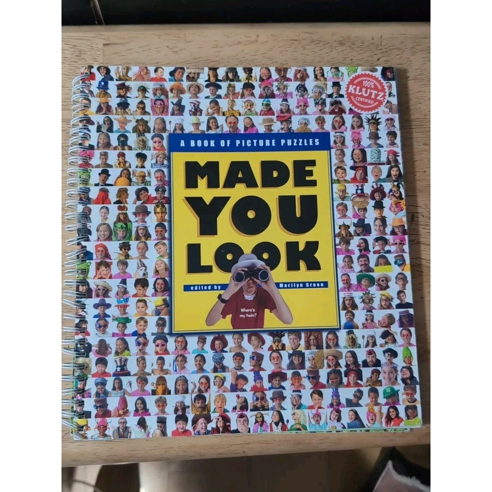 Made You Look : A Book of Picture Puzzles by Marilyn Green (2007, Uk-B Format...